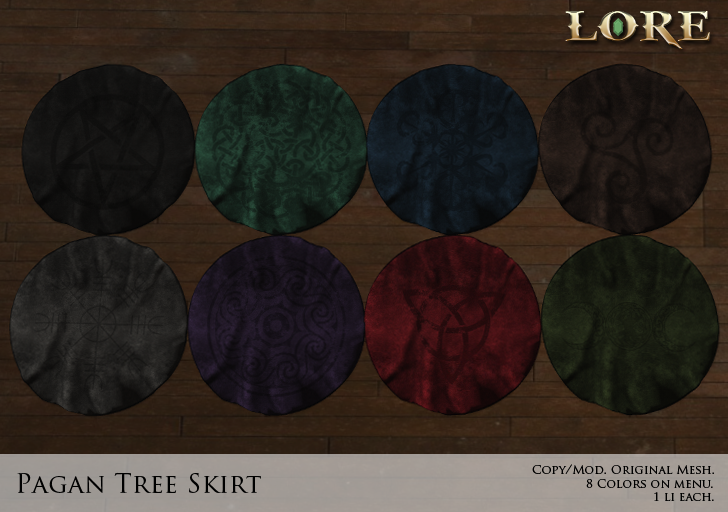 Pagan Tree skirt ad