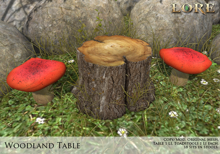 Woodland Table ad