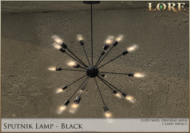 sputnik lamp black ad