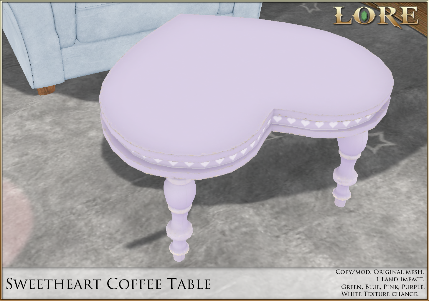 Sweetheart coffee table