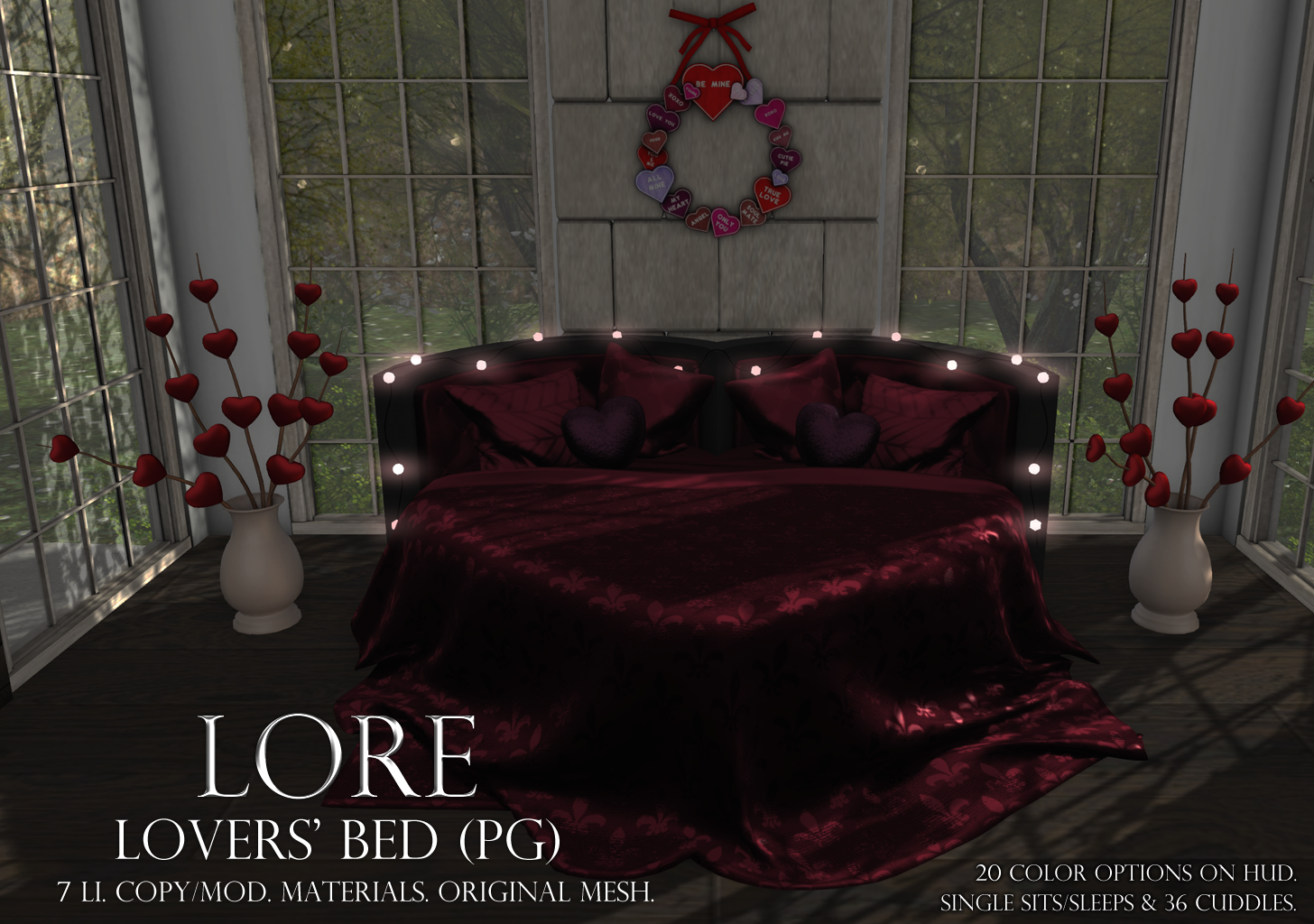 Lovers' bed PG ad