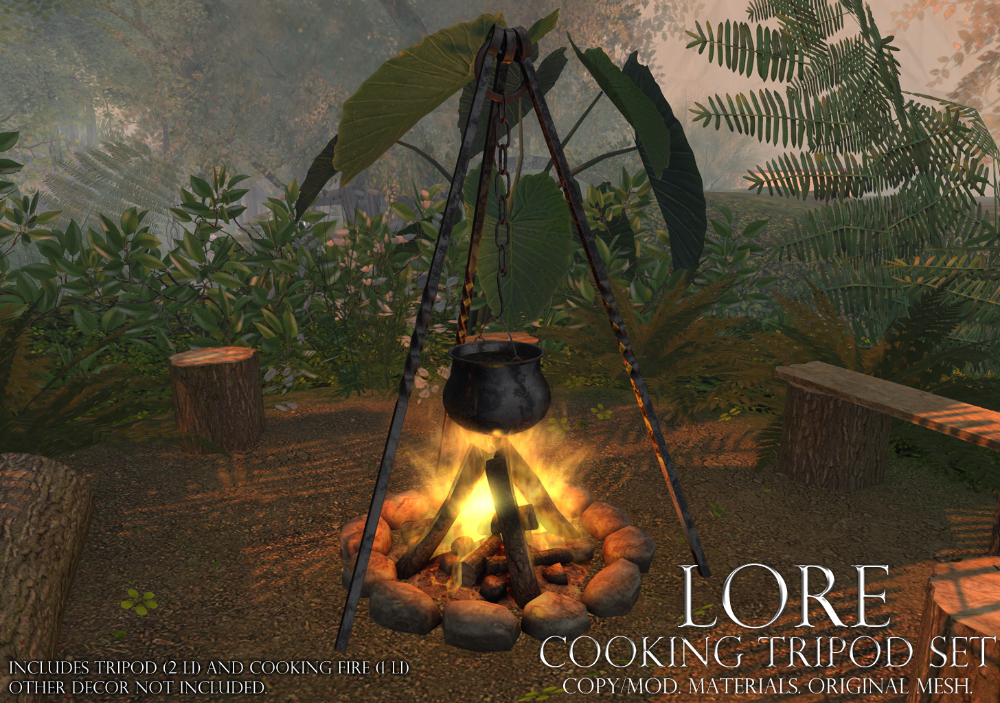 Cooking Tripod Set Ad