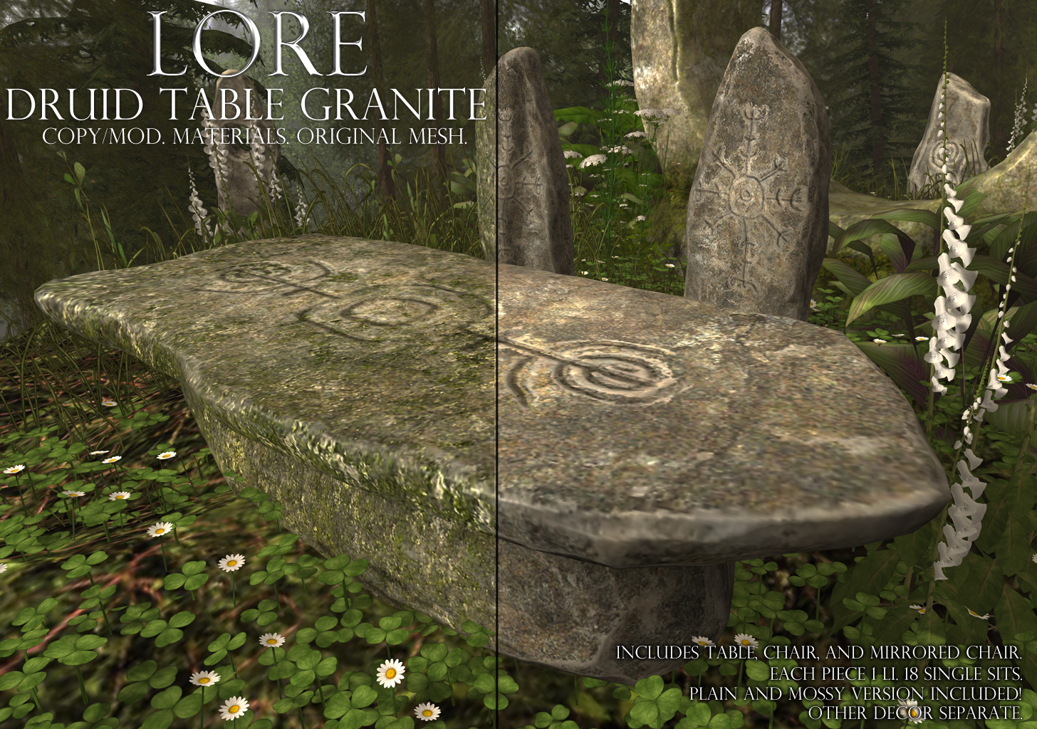 druid table granite ad