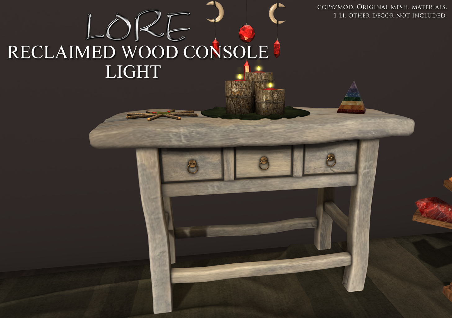 Reclaimed Wood Console Ad LIGHT